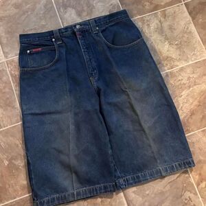 Y2K Paco jeans baggy Southpole style  Denim jorts, Size 34x14, clean pair!